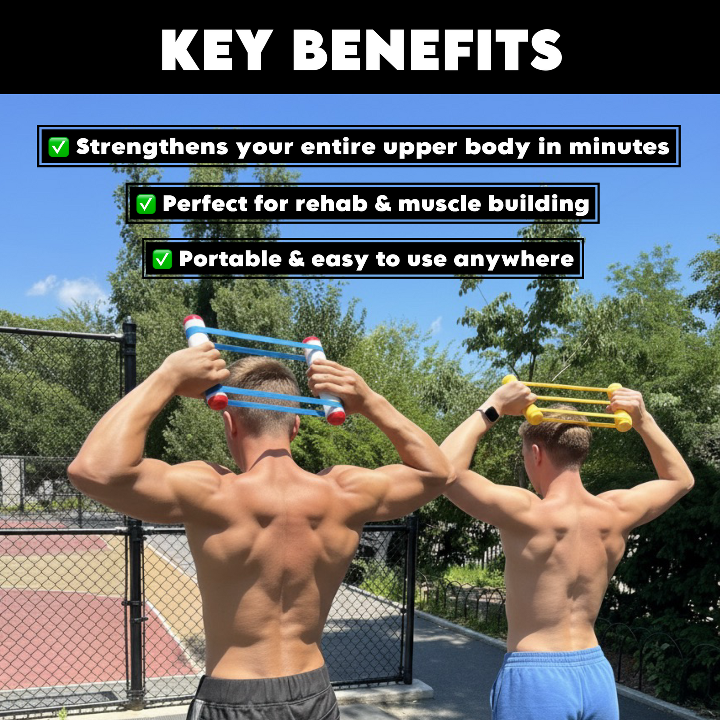 RipStick Bundle ( Sets of Bands + Muscle Building Program + User Guide )
